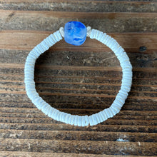 Load image into Gallery viewer, Smaller Sea Glass, Shell, and Karen Hill Tribe Bracelets