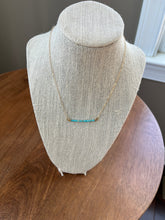 Load image into Gallery viewer, Turquoise Bar Gemstone Necklace