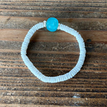 Load image into Gallery viewer, Smaller Sea Glass, Shell, and Karen Hill Tribe Bracelets