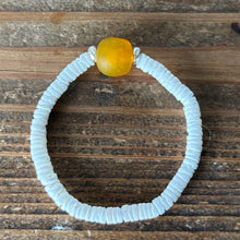 Load image into Gallery viewer, Smaller Sea Glass, Shell, and Karen Hill Tribe Bracelets