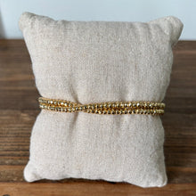 Load image into Gallery viewer, Dainty Faceted Hematite Beaded Bracelet – Multiple Finishes