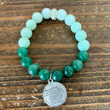 Load image into Gallery viewer, Jade and Aventurine Ombre Bracelet