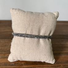 Load image into Gallery viewer, Dainty Faceted Hematite Beaded Bracelet – Multiple Finishes