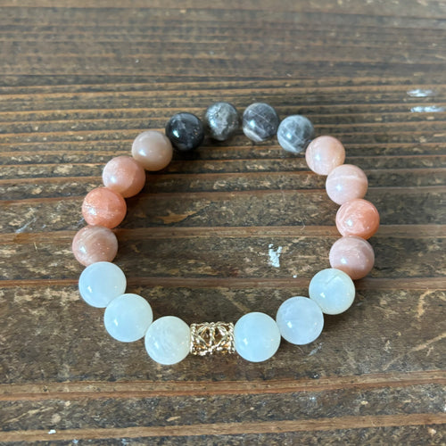 Moonstone Ombre Bracelet