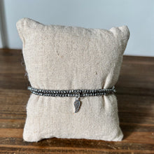 Load image into Gallery viewer, Dainty Faceted Hematite Beaded Bracelet – Multiple Finishes
