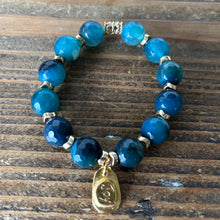 Load image into Gallery viewer, Fire Agate and Hematite Joy Bracelet