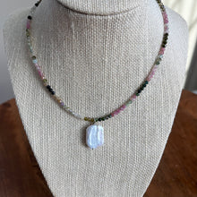 Load image into Gallery viewer, Tourmaline &amp; Pearl Necklace