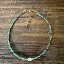 Load image into Gallery viewer, Pearl and Hematite Anklet
