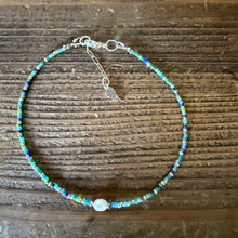 Load image into Gallery viewer, Pearl and Hematite Anklet