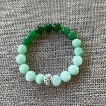 Load image into Gallery viewer, Jade and Aventurine Ombre Bracelet