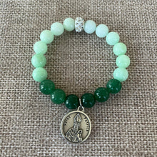 Load image into Gallery viewer, Jade and Aventurine Bracelets with Irish Charms