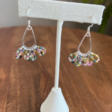 Load image into Gallery viewer, Tourmaline Fringe Earrings