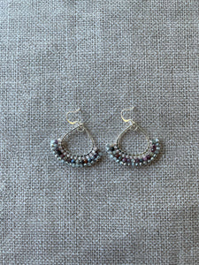 Sapphire Gemstone Teardrop Earrings