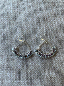Sapphire Gemstone Teardrop Earrings