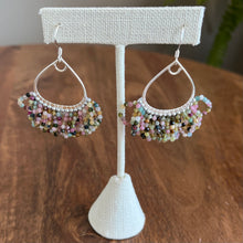 Load image into Gallery viewer, Tourmaline Fringe Earrings